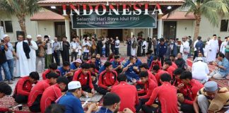 KJRI Jeddah Idul Fitri 1446 H bersama Timnas U-17