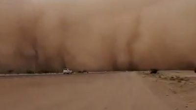 Badai pasir di Arab Saudi