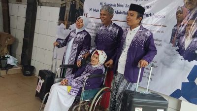 Nenek Sumbuk jemaah Haji tertua 2025