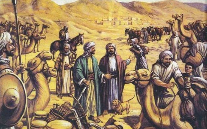 Pedagang Arab jaman dahulu