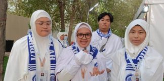 Jamaah Haji muda Indonesia