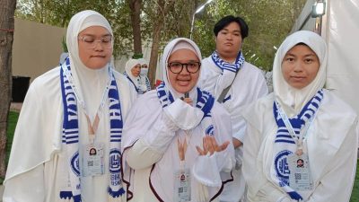Jamaah Haji muda Indonesia