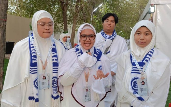 Jamaah Haji muda Indonesia