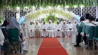 Ilustrasi nikah massal