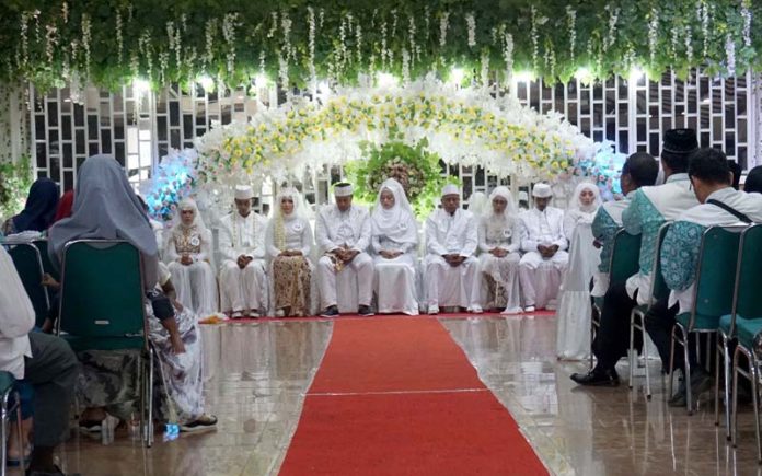 Ilustrasi nikah massal