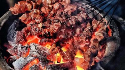 Sate klatak khas Yogyakarta