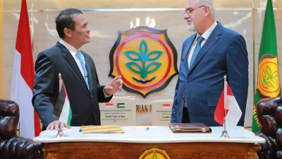Menteri Pertanian RI bersama Menteri Pertanian Palestina