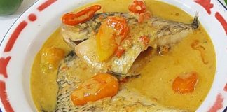 Gulai taboh khas Lampung