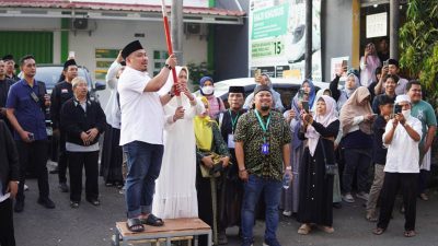 Pelepasan jemaah Umrah 1 pesawat di Subang