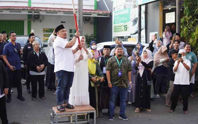 Pelepasan jemaah Umrah 1 pesawat di Subang