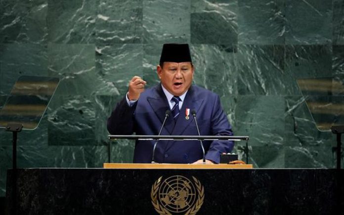 Pidato Prabowo di PBB
