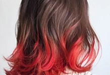 Rambut Dip-Dyed