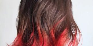 Rambut Dip-Dyed