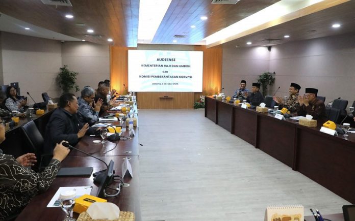 Audiensi KPK bersama Kementerian Haji dan Umrah