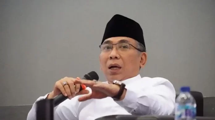 Gus Yahya hadir dalam rapat PBNU terkait dinamika internal organisasi.