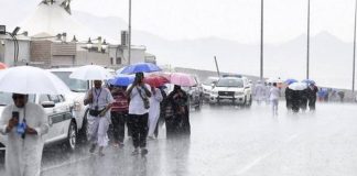 Arab Saudi hujan lebat