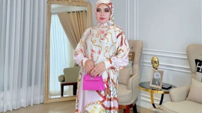 Gamis motif chinoiserie