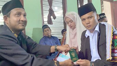 Pernikahan di tengah bencana alam Aceh