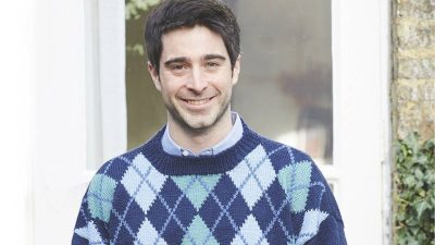 Sweater motif argyle