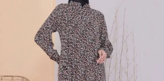 Gamis motif ditzy
