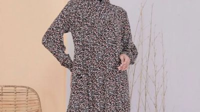 Gamis motif ditzy