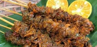 Sate temburung khas Kalimantan