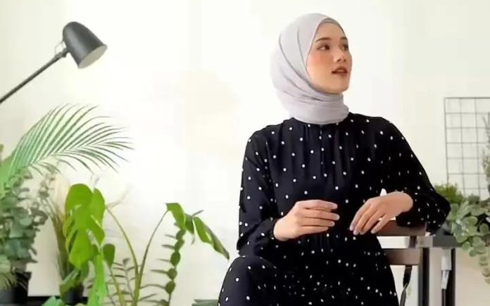 gamis-polkadot Gamis motif polkadot