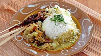 Nasi becek khas Nganjuk