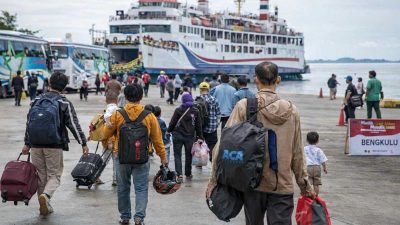 Ilustrasi mudik Lebaran