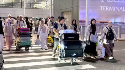 Kepulangan jemaah Umrah Indonesia