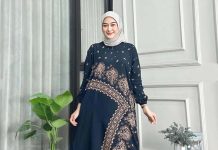 Gamis motif tribal