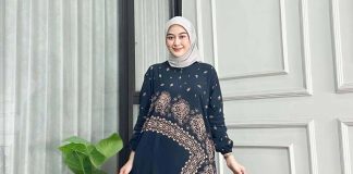 Gamis motif tribal