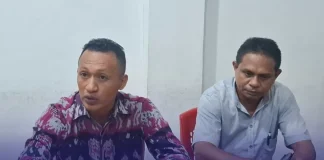 Kuasa hukum Gusti Pisdon Bildad Torino Thonak usai pemeriksaan Aswas Kejati NTT Kupang kasus suap jaksa