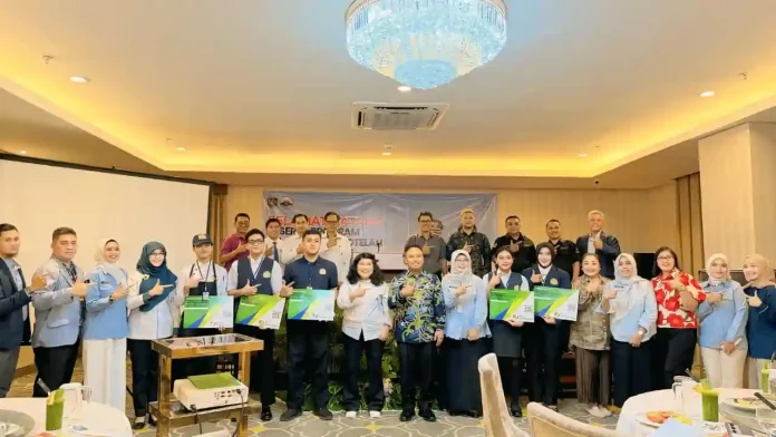 BPJS Ketenagakerjaan Depok melindungi 100 peserta Pelatihan Perhotelan Kota Depok 2026.